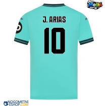 Moški Nogometni dresi Wolves Jhon Arias #10 Gostujoči 2025-26 Kratek Rokav